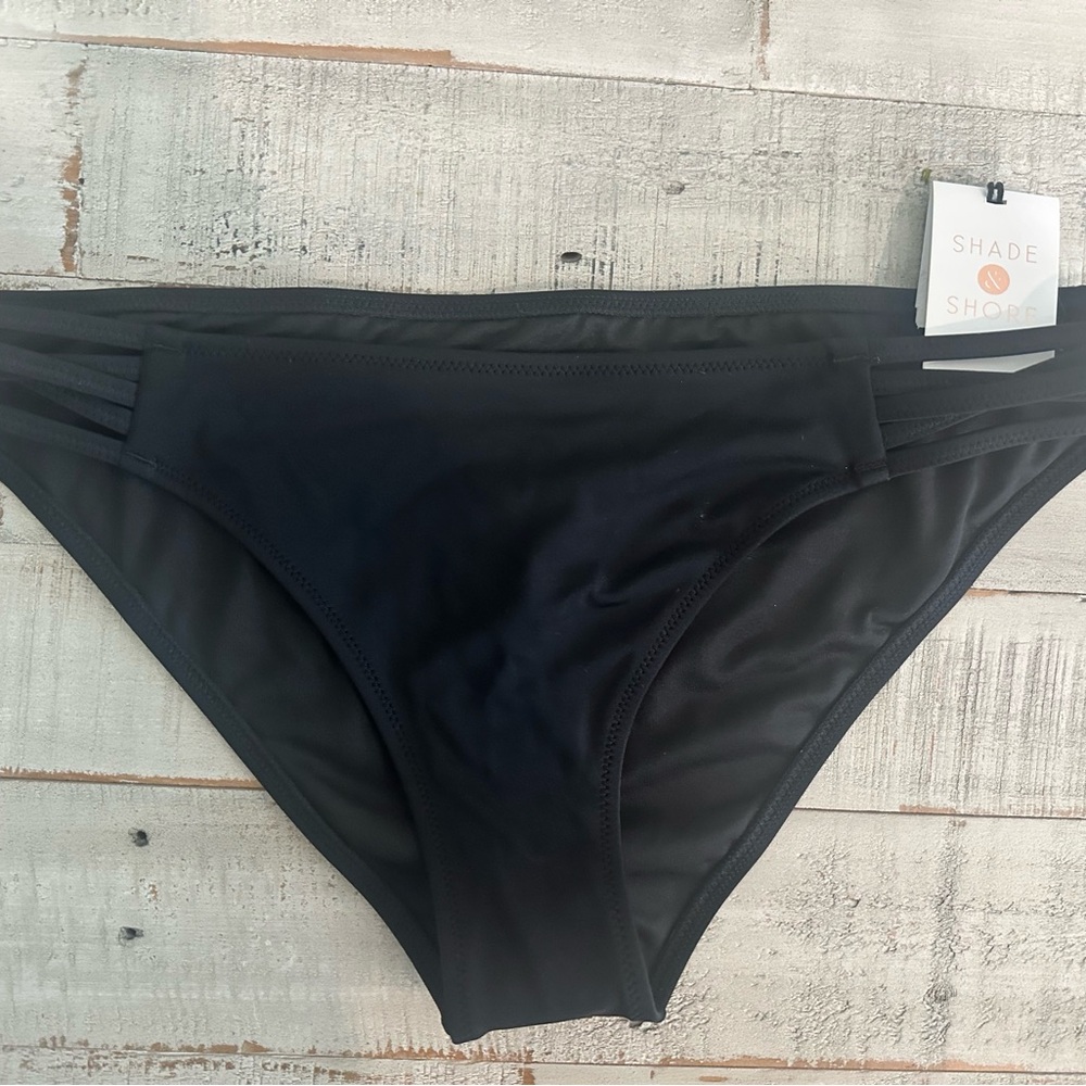 Shade & Shore Women's Black Swim Bottom